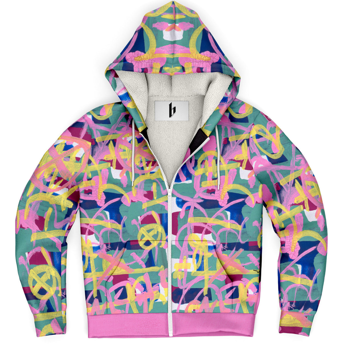 Bubble Clops - Microfleece Ziphoodie – Black Pack Merch