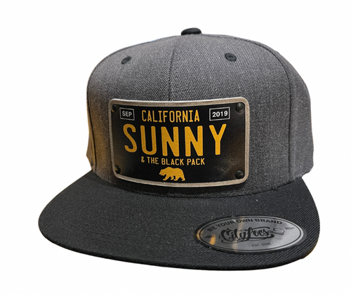 Sunny and The Black Pack 2019 Limited Edition Snapback Hat, Dark Grey