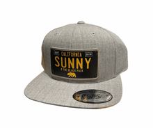 Load image into Gallery viewer, Sunny and The Black Pack 2019 Limited Edition Snapback Hat, Light Grey