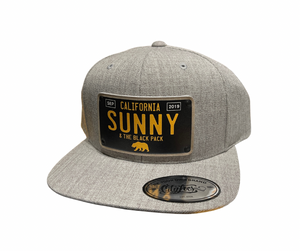 Sunny and The Black Pack 2019 Limited Edition Snapback Hat, Light Grey