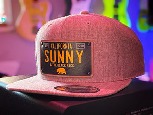 Sunny and The Black Pack 2019 Limited Edition Snapback Hat, Light Grey